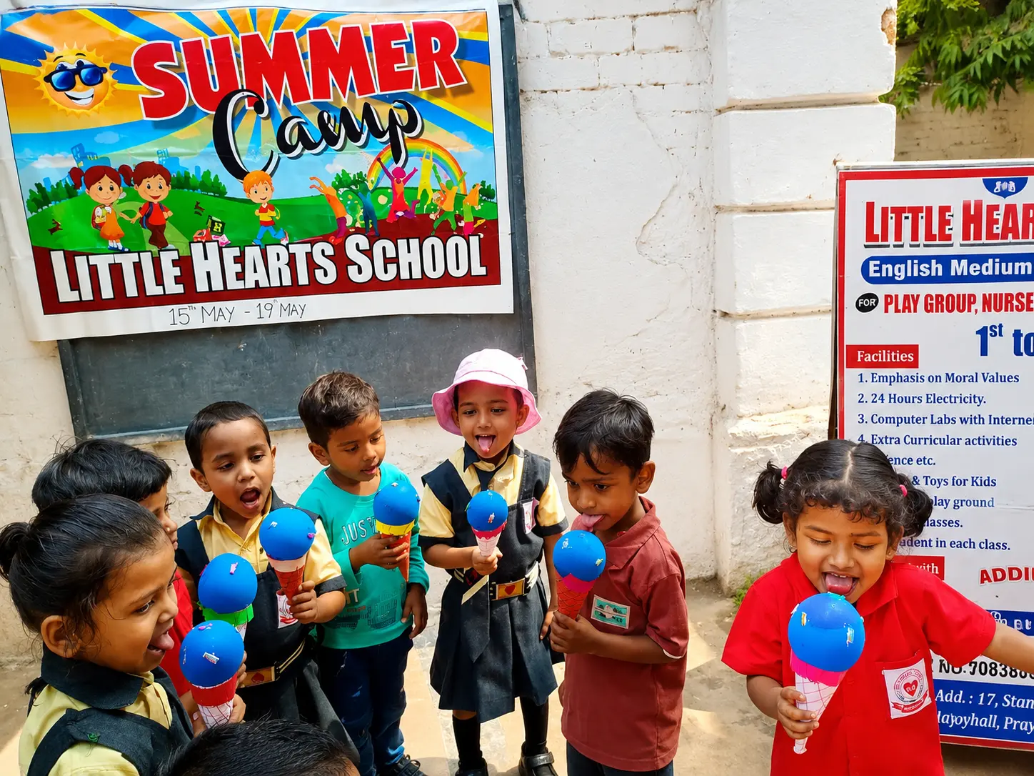 Summer fun at Little Hearts School